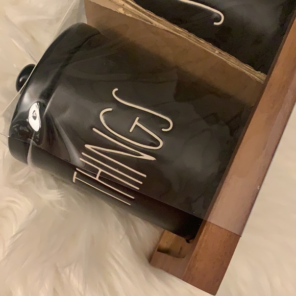 Rae Dunn THINGS STUFF bathroom set - Picture 6 of 7